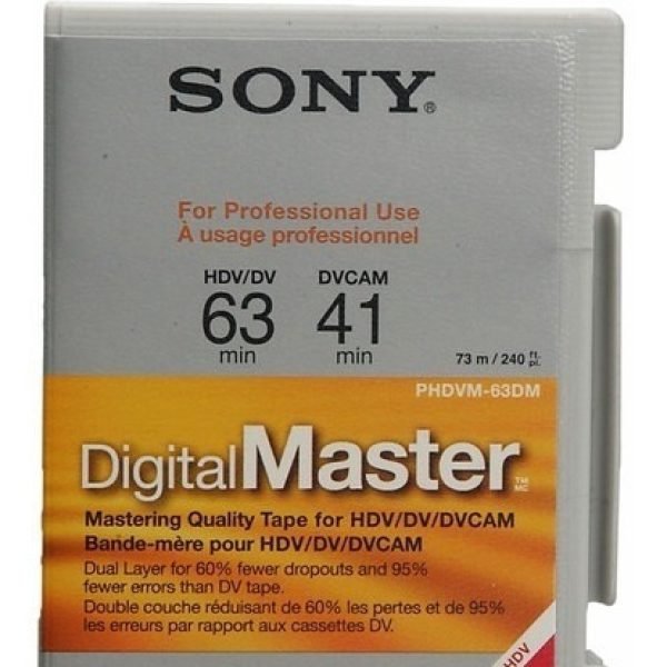 Sony Digitalmaster Mini (63 Min Hdv, 41 Min Dvcam) Bh #sophd