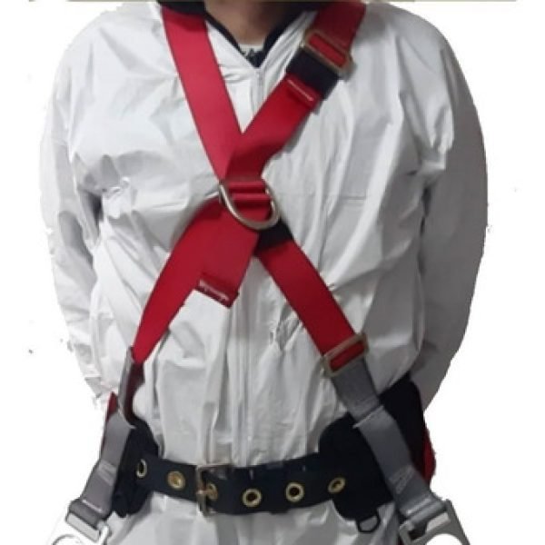 Arnés De Seguridad 4 Argollas Con Faja Lumbar Protecta