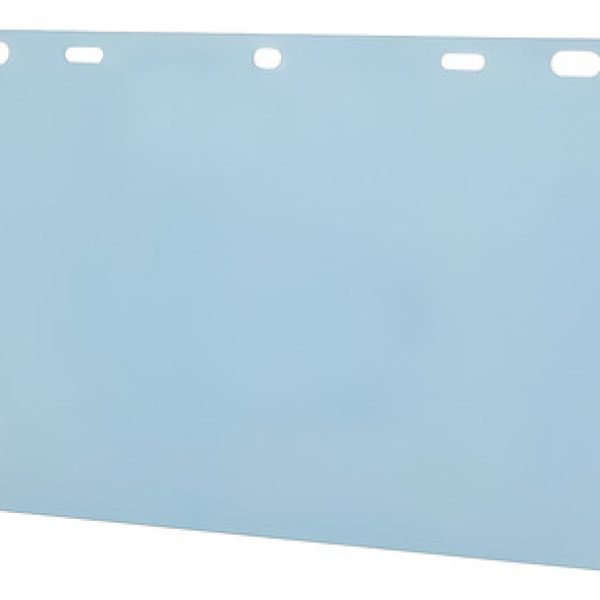 Visor Claro En Policarbonato Azul Para Careta