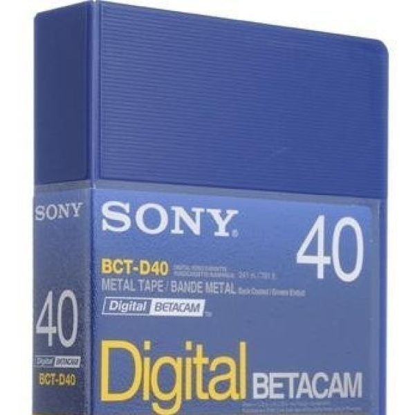 Videocasete Betacam Sony Bct-d40