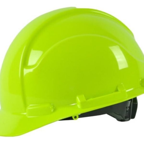 Casco Duo Safety Verde Limón Suspensión Cremallera