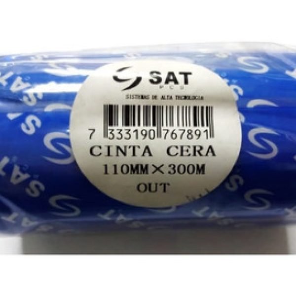 5 Rollos De Cinta Ribbon Cera 110mm X 300 Metros