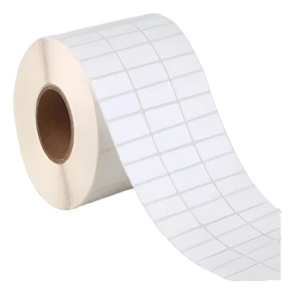 5 Rollos Etiqueta Transferencia Termica 32x25mm Blanca