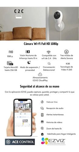 Camara De Seguridad Wifi Interior Con App Sd Y Altavoz Color Blanco - Imagen 8