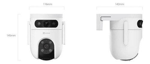 Ezviz H9c Dual Pt Wifi 3k F2.8mm Ir 30mts Ip66 Blanco - Imagen 7