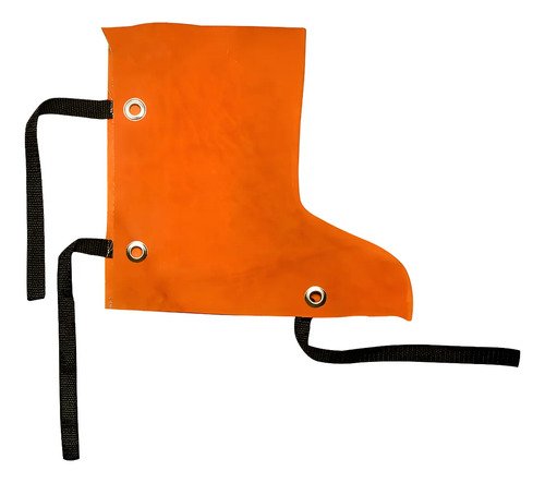 Par De Polainas De Carnaza Para Soldar Surtek Naranja
