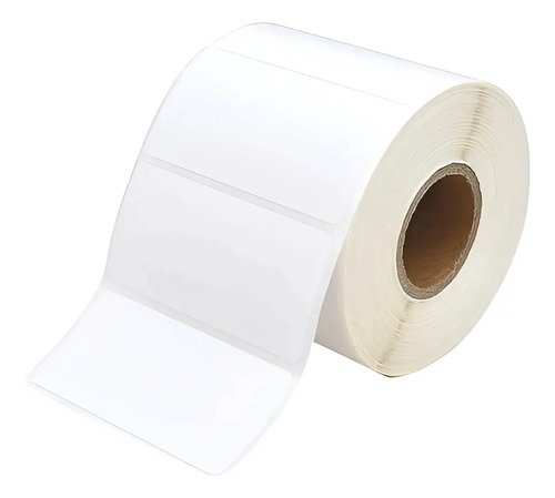 Rollo De Etiqueta De Transferencia Térmica 80x40mm Blanco