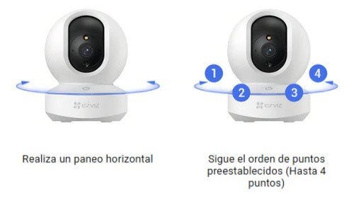 Cámara De Seguridad Wifi Interior Ezviz Ty1 4mp 360° Blanco - Imagen 6