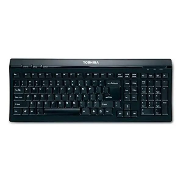 Teclado Toshiba Usb Slim Full-size Keyboard Negro