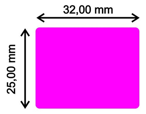 Etiqueta Transferencia Termica De Colores 32mm X 25mm R5000 - Imagen 18