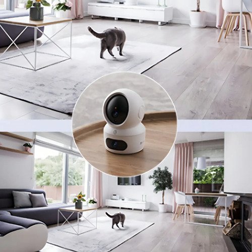 Cámara Wifi Robótica Doble Lente Ezviz Color Blanco Blanco - Imagen 3