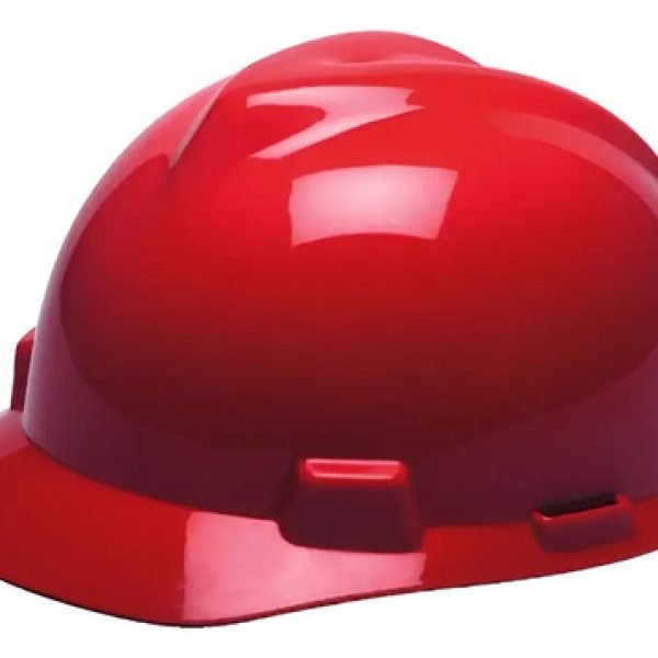 Casco V-gard Sin Suspensión Msa Rojo