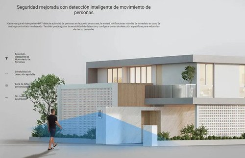 Videoportero Digital Inteligente 3mp Wifi, Ezviz Cs-hp7, Negro 12v - Imagen 4