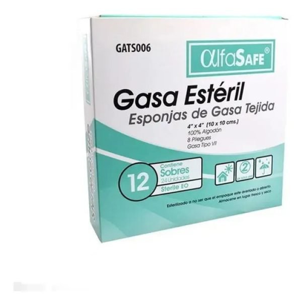 Gasa Estéril Esponjas De Gasa Tejida 4×4 (10x10cm)