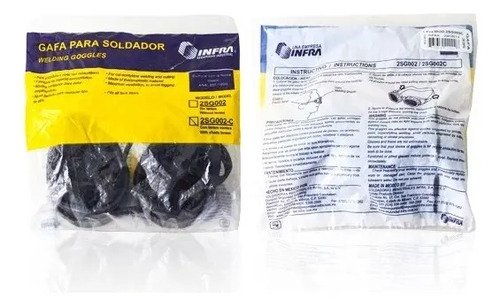 Gafas Para Soldar Cristal Claro Sombra 6 - Imagen 4