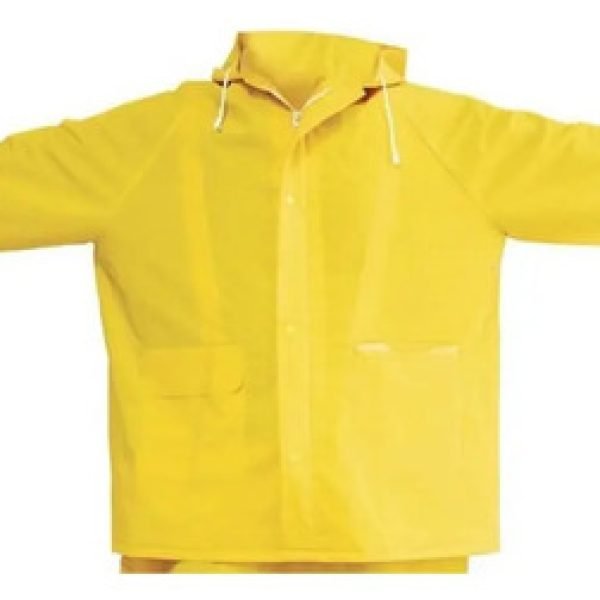 Abrigo Impermeable Pvc Calibre 18 Amarillo M