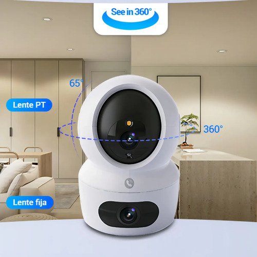 Cámara Wifi Robótica Doble Lente Ezviz Color Blanco Blanco - Imagen 4