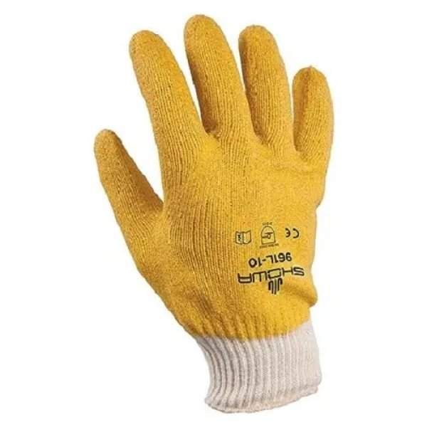 Guantes Showa Best Kpg Talla M, X12 Unidades Amarillo