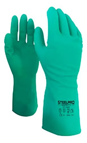 Guantes De Nitrilo 13 Calibre 15 Steelpro Precio X Docena - Imagen 2