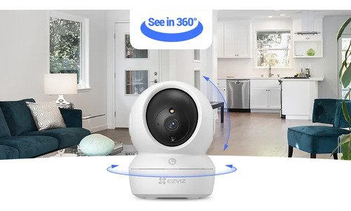 Cámara De Seguridad Wifi Interior Ezviz H6c Pro 2k 3mp Blanco - Imagen 3