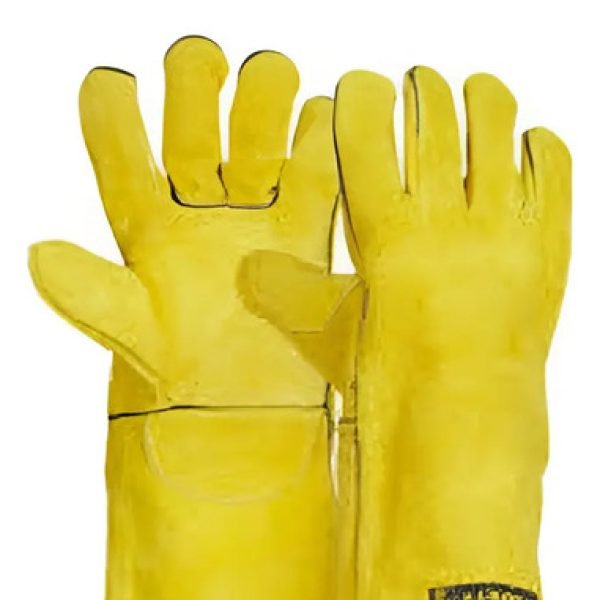 Guante Soldador Steelpro 16 PuLG. Con Hilo Kevlar Amarillo