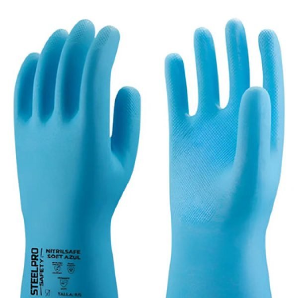 Guante Nitrilsafe Soft Azul 15 Mil 13 Talla 8