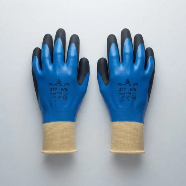 Guantes De Seguridad Showa 377 Azul