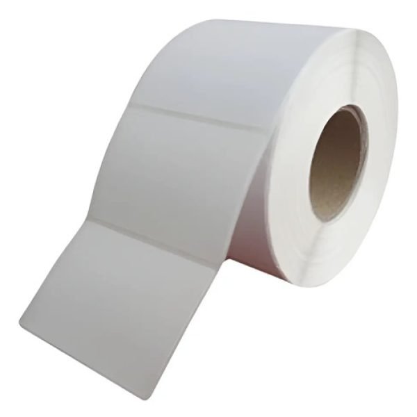 Rollo De Etiquetas Transferencia Térmica 100x80mm Blanco