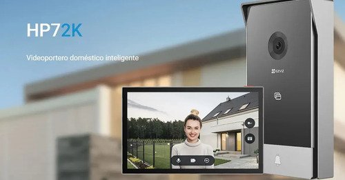 Videoportero Digital Inteligente 3mp Wifi, Ezviz Cs-hp7, Negro 12v - Imagen 2