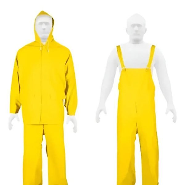Impermeable Chaqueta Overol Calibre 18 Talla Xl Amarillo Xl