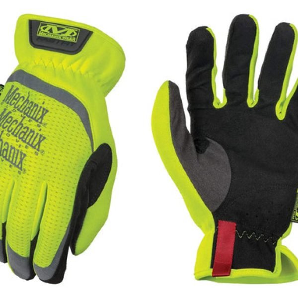 Guantes De Trabajo Mechanix Wear Fastfit Hi-viz, Antideslizantes Y Para Pantalla Táctil, En Verde Lima