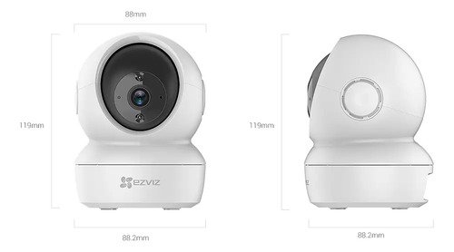 Cámara Ezviz C6n Domo Wi-fi Full Hd Blanca 360° Blanco - Imagen 7