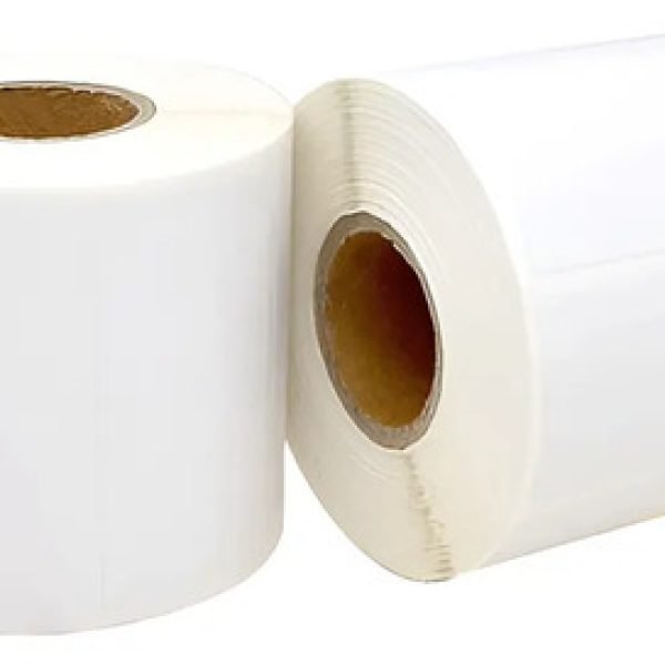 5 Rollos De Etiqueta De Transferencia Térmica 80x40mm Blanco