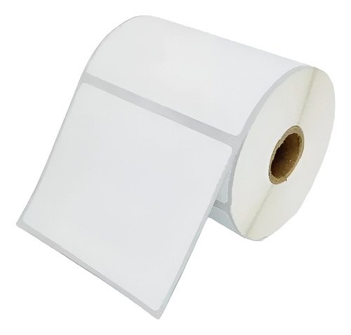 Rollo De Etiquetas Transferencia Térmica 100x100mm Blanco - Imagen 2