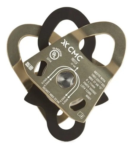 Polea Doble En Acero Inoxidable Marca Cmc