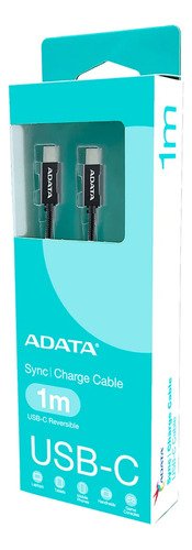 Cable Adata Usb Tipo C A Usb Tipo C 1 M Negro Cacc-100pn-bk Negro - Imagen 4