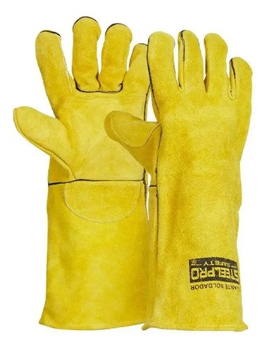 Guantes Para Soldar Steelpro 500444 Amarillo - Imagen 2