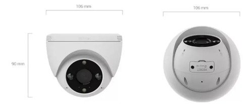 Cámara Seguridad De Exteriores H4 2k Ezviz Noche A Color Col Color Blanco - Imagen 3