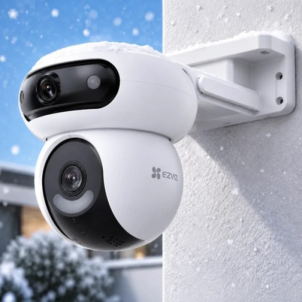 Ezviz H90 Dual 2k+ Cámara De Seguridad Wifi 4mp+4mp Pt 360° Blanco
