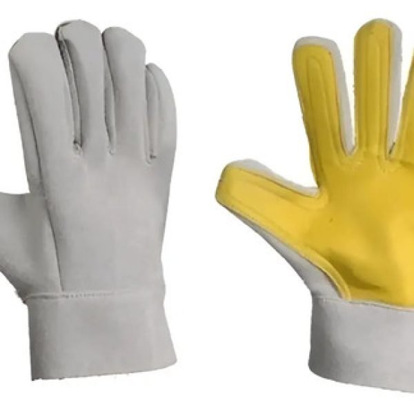 Guantes Tipo Ingeniero En Carnaza Reforzado En Vaqueta Amarillo