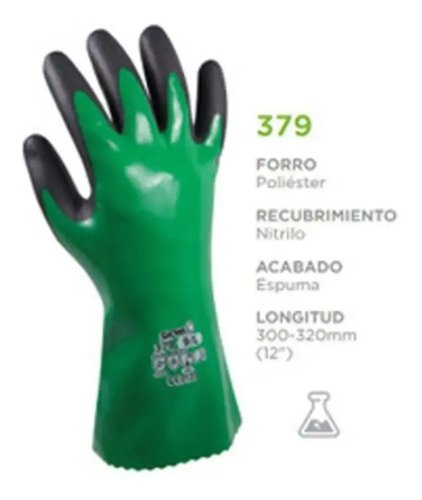 Guante Showa 379 Espuma Nitrilo 13 - Imagen 2