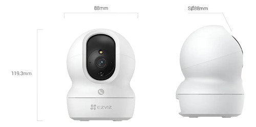 Cámara De Seguridad Wi-fi Interior Robótica 360° Ezviz Blanc Blanco - Imagen 3