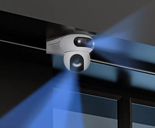 Ezviz H90 Dual 2k+ Cámara De Seguridad Wifi 4mp+4mp Pt 360° Blanco - Imagen 3